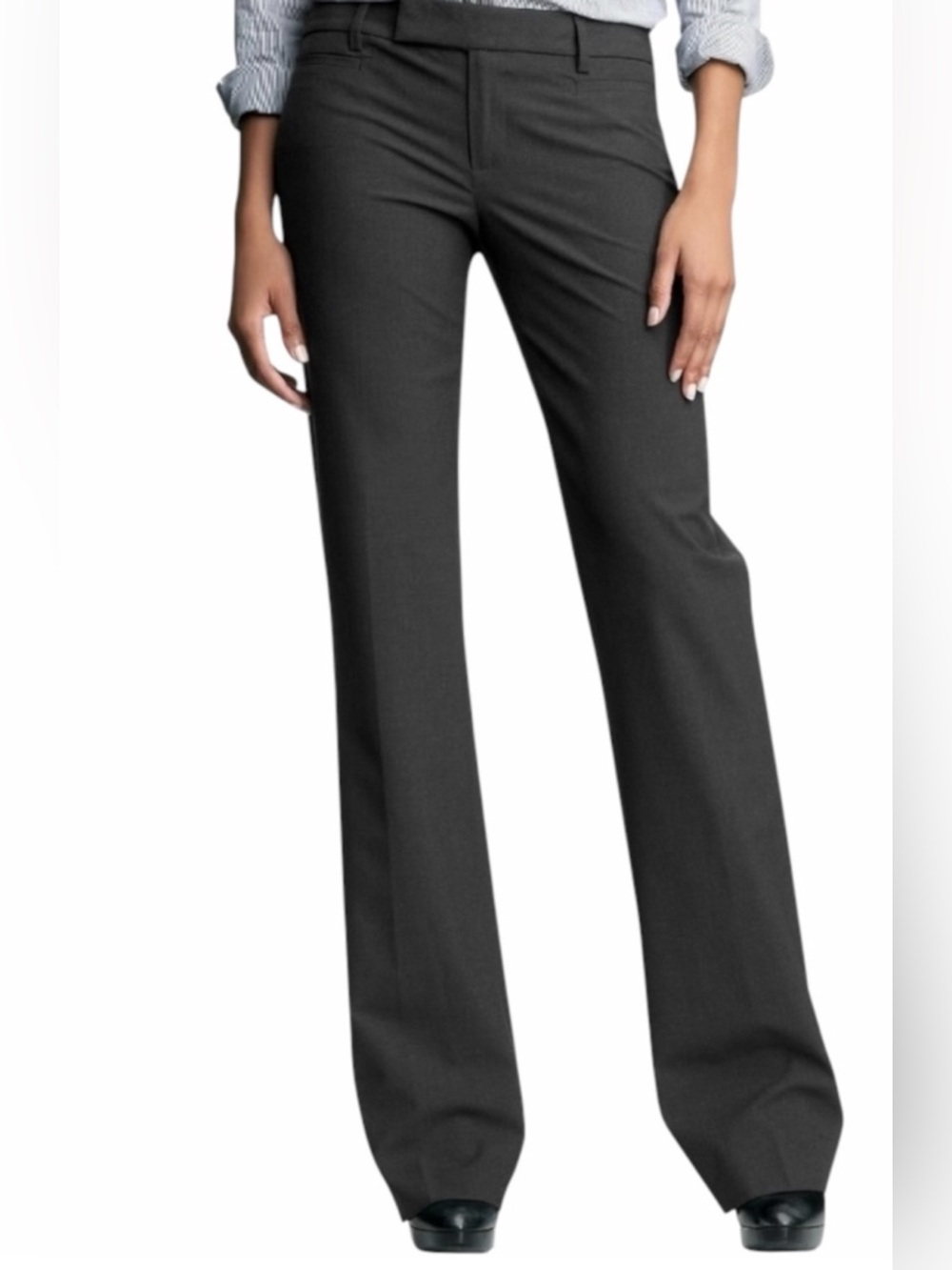 GAP Gray Modern Boot Cut Dress Pants - size 4
